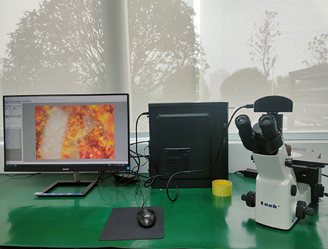 倒置金相顯微鏡現(xiàn)場使用
