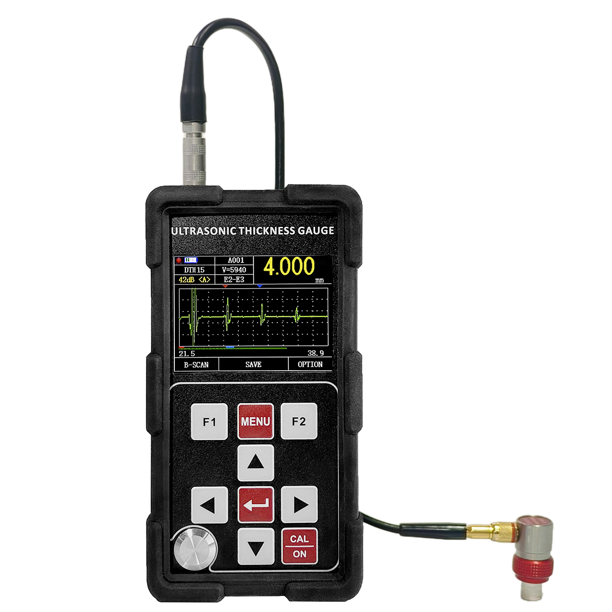 測復(fù)材基體的吸波涂層測厚儀，瓷磚上面合成樹脂厚度測厚儀